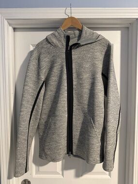 Lululemon Full Zip Hoodie Jacket Grey Size Large – Athletic Fit